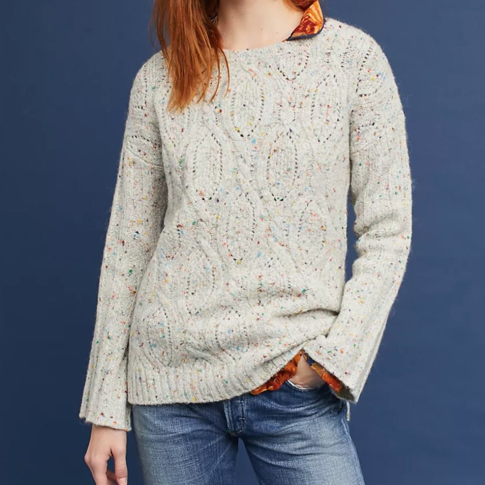 Anthropologie Conner Crew Neck Sweater